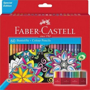 Színes ceruza Faber-Castell ceruzák, 60 különböző színben