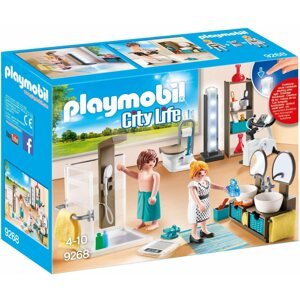 Építőjáték Playmobil 9268 Anya és apa a fürdőszobában
