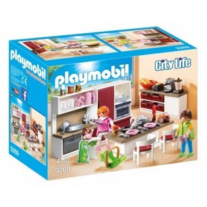 Építőjáték Playmobil 9269 Nagy családi konyha