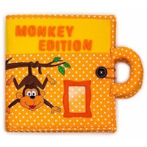 Készségfejlesztő játék PIQIPI Quiet Book, Monkey