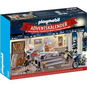 Építőjáték Playmobil Rendőr adventi naptár: Múzeumi rablás 71347