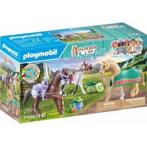Építőjáték Playmobil Lovas szett: Morgan, Quarter & Shagya 71356