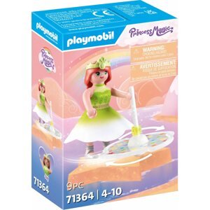 Építőjáték Playmobil Szivárványpörgettyű hercegnővel 71364