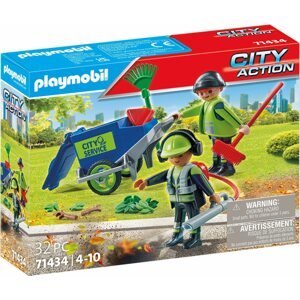 Építőjáték Playmobil Várostakarító csapat 71434
