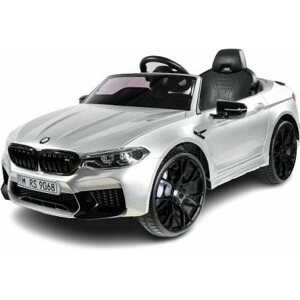 Elektromos autó gyerekeknek Elektromos autó BMW M5 24 V, ezüstmetál