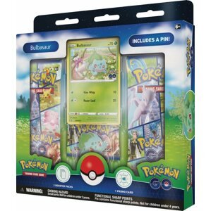 Kártyajáték Pokémon TCG: Pokémon GO - Pin Box - Bulbasaur
