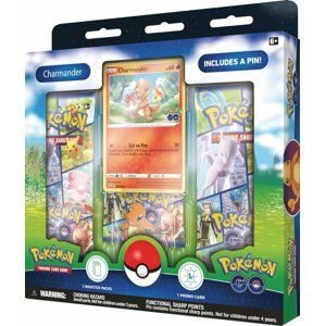 Kártyajáték Pokémon TCG: Pokémon GO - Pin Box - Charmander