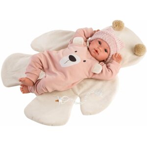 Játékbaba Llorens 63644 New Born - Élethű játékbaba hangokkal és puha szövet testtel - 36 cm