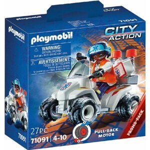 Építőjáték Playmobil 71091 Mentő Speed Quad