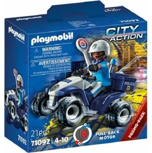Építőjáték Playmobil 71092 Rendőr Speed Quad