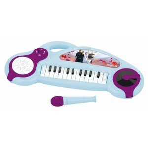 Szintetizátor gyerekeknek Lexibook szórakoztató elektromos zongora, Disney Jégvarázs, mikrofonnal - 22 billentyű