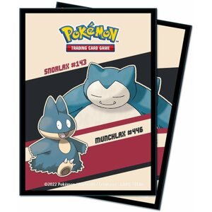 Gyűjtőalbum Pokémon UP: GS Snorlax Munchlax - Deck Protector Kártyaborító 65 db
