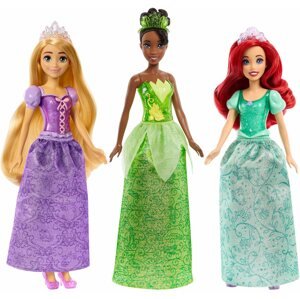 Játékbaba Disney hercegnő babák Ariel, Tiana és Aranyhaj