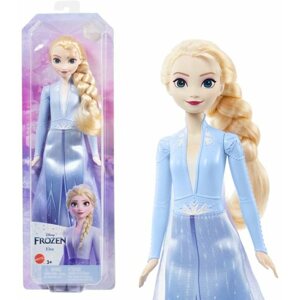 Játékbaba Jégvarázs baba - Elsa lila ruhában