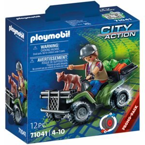 Építőjáték Playmobil 71041 Hátrahúzós vidéki quad