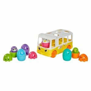 Játék autó Toomies - Busz tojásokkal