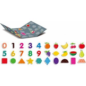 Puzzle Mágneses puzzle könyv - gyümölcsök és zöldségek