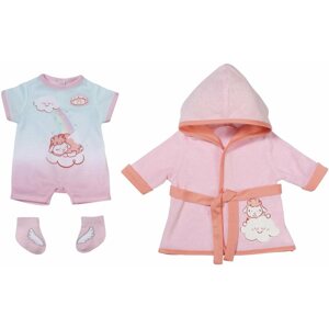 Játékbaba ruha Baby Annabell Fürdőköpeny és pizsama, 43 cm