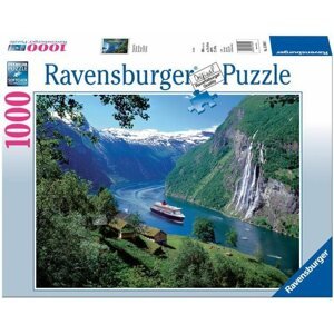 Puzzle Ravensburger Puzzle 158041 Norvég fjordok 1000 db