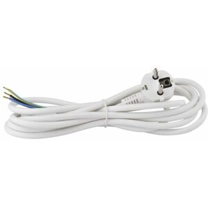 Tápkábel EMOS Flexo kábel PVC 3 × 1,0mm2, 3m, fehér