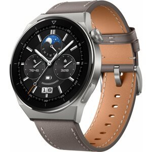 Okosóra Huawei Watch GT 3 Pro 46mm Gray Leather