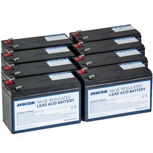 Szünetmentes táp akkumulátor AVACOM RBC27 - akkumulátor-felújító készlet (8 db akkumulátor)