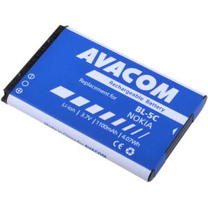 Mobiltelefon akkumulátor AVACOM akkumulátor Nokia 6230, N70 készülékekhez, Li-ion, 3,7 V, 1100 mAh (BL-5C helyett)