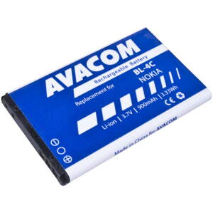 Mobiltelefon akkumulátor AVACOM Nokia 6300 Li-ion 3.7V 900mAh (BL-4C helyett)