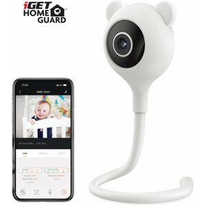 IP kamera iGET HOMEGUARD HGWIP816 Vezeték nélküli Wi-Fi bébiőr és kamera hőmérővel és higrométerrel, kétirányú hangátvitellel