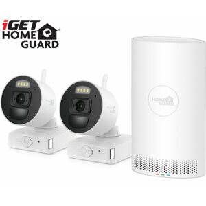 Kamerarendszer iGET HOMEGUARD HGNVK88002P + 2x IP kamera FHD 1080p