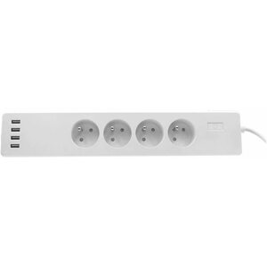 Okos konnektor iQ-Tech SmartLife WT004, Wi-Fi 4x foglalat + 4x USB, 10A