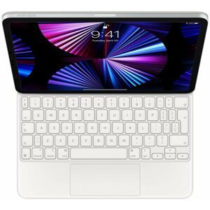 Billentyűzet Apple Magic Keyboard iPad Pro 11“ 2021 fehér - International English