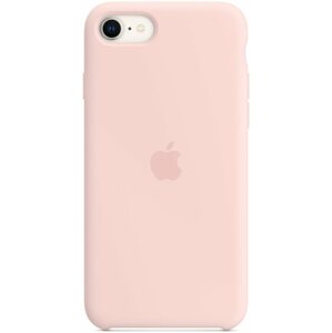 Telefon tok Apple iPhone SE-szilikontok - krétarózsaszín