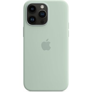 Telefon tok Apple MagSafe-rögzítésű iPhone 14 Pro Max-szilikontok – kövirózsa