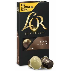 Kávékapszula L'OR Espresso Forza 10 db, alumínium
