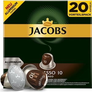 Kávékapszula Jacobs Espresso Intenso 20 db
