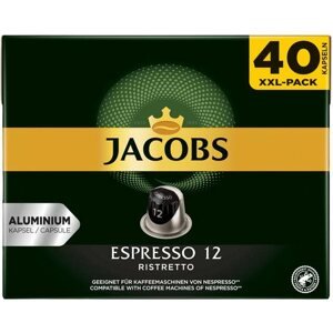 Kávékapszula Jacobs Espresso Ristretto intenzitás 12, Nespresso®-hoz* 40 db