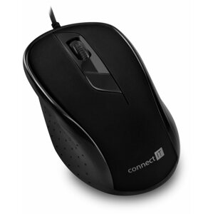 Egér CONNECT IT Optical USB mouse fekete