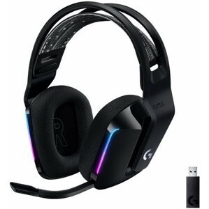 Gamer fejhallgató Logitech G733 LIGHTSPEED Black