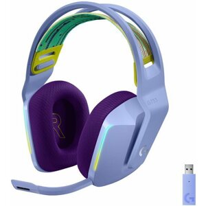 Gamer fejhallgató Logitech G733 LIGHTSPEED Lilac