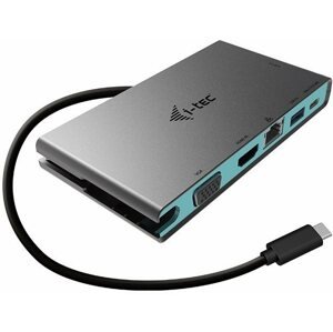 Port replikátor TEC USB-C Travel Dock 4K HDMI vagy VGA