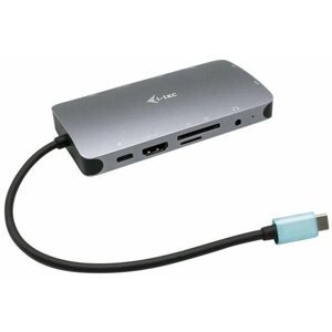 Port replikátor I-TEC USB-C Metal Nano Dock HDMI/VGA with LAN + Power Delivery 100W