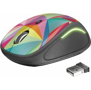 Egér Trust Yvi FX Wireless Mouse geometrikus