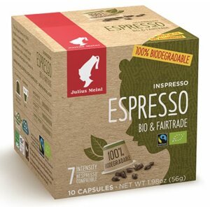 Kávékapszula Julius Meinl Espresso Bio & Fairtrade Komposztálható (10x 5,6 g/box)