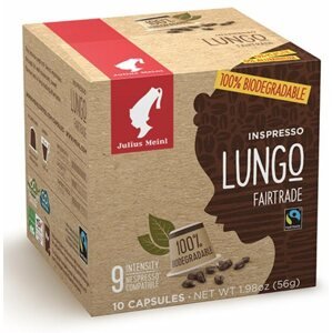 Kávékapszula Julius Meinl Lungo Fairtrade Komposztálható (10x 5,6 g/box)