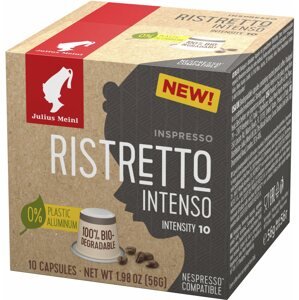Kávékapszula Julius Meinl komposztálható Ristretto Intenso (10x 5,6 g / doboz)