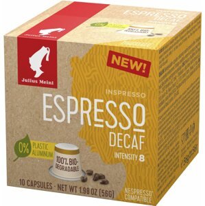 Kávékapszula Julius Meinl komposztálható Espresso Decaffeinato (10x 5.6 g / doboz)