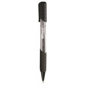 Golyóstoll KORES K6 Pen, F - 0,7 mm, fekete