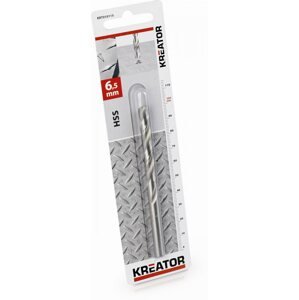 Fúrószár Kreator fémfúrószár 6,5 mm HSS