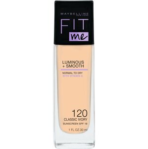 Alapozó MAYBELLINE NEW YORK Fit me Luminous + Smooth 120 Classic Ivory make-up 30 ml